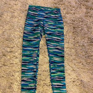 Teal Camo lululemon Yoga Pants